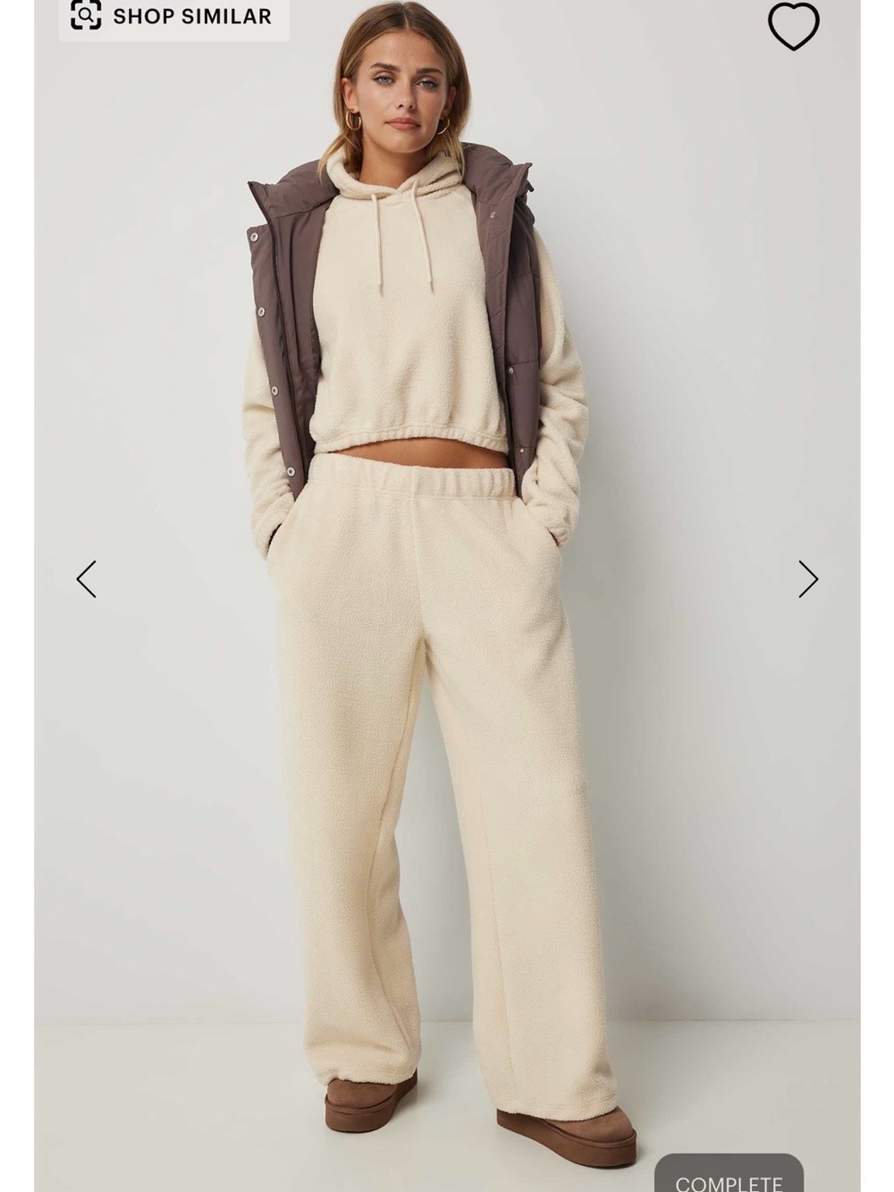 ☀️ Ardene ☀️ thick fuzzy sweatsuit